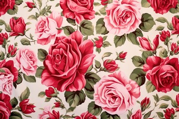 Rose pattern fabric backgrounds flower plant.