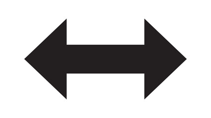 arrow right left arrow icon design illustration.