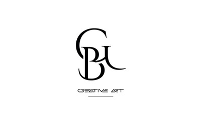 GB, BG, G, B abstract letters logo monogram