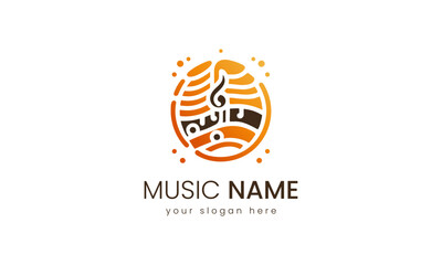 Melodic Elegance, A Sophisticated Music Logo Design