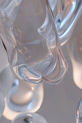 abstract glass crystal morph fluid wave form bright and shiny texture background inspiration of moving form of glass and crystal translucent spectrum glitter surface