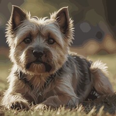Cairn Terrier - obrazy, fototapety, plakaty