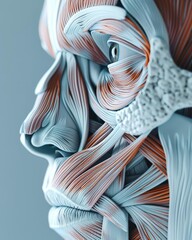 3d render of a glowing orange and white ribbon, abstract, smooth, elegant, high quality, intricate, detailed, octane render, trending on artstation