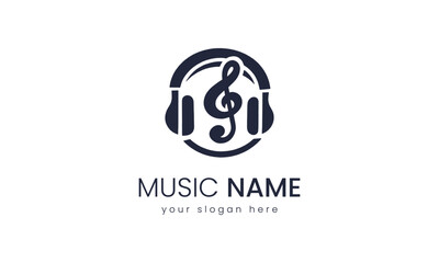 Melodic Elegance, A Sophisticated Music Logo Design