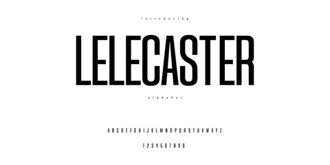 Modern Elegant Sans Serif Font. Sans Serif Font. Regular Italic Uppercase Lowercase Typography urban style