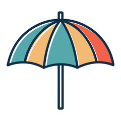 Obraz premium Beach umbrellas Sunny Beach Vibes