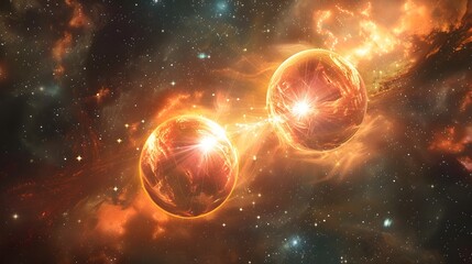 Visualizing the Cosmic Dance of Nuclear Fusion A Captivating Interpretation of Celestial Energies