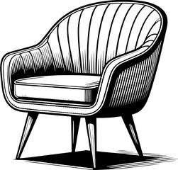 Accent chair furniture icon 8