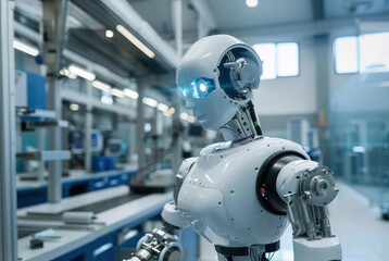 Robot Standing in Room