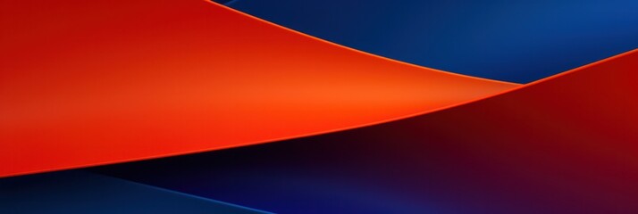 Fototapeta na wymiar Orange blue curve line wave abstract dynamic cover gradient background