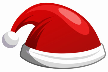 santa-claus-red-hat-vector illustration