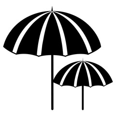 Obraz premium Beach umbrellas Sunny Beach Vibes