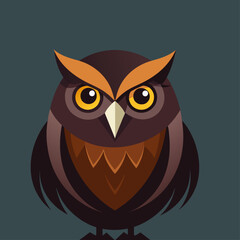 art owl clipart vector owl dark vector art nature