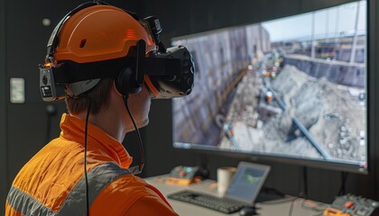 Virtual reality VR simulation for training civil engineers on the latest concrete technology and its applications in construction
