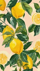 Wallpaper Lemon lemon backgrounds fruit.