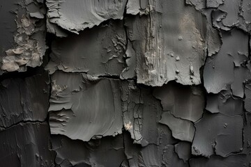 b'Black cracked dry mud texture background'