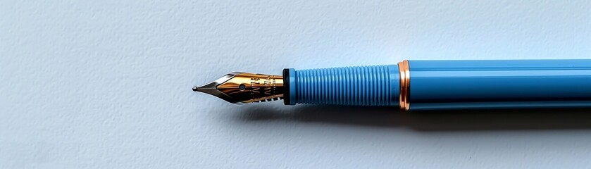 A close-up view of a pen and pencil, classic writing tools for office or school - Powered by Adobe