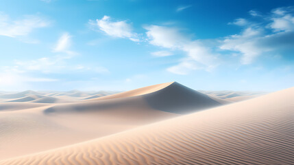 Fototapeta na wymiar simple desert dunes