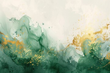 Sun watercolor background painting backgrounds green.