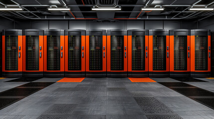 Large volume data service in a modern data center.