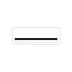 Double door fridge icon. Refrigerator line art vector. Refrigerator icon or clipart. Outline illustration of double door fridge vector icon for web design isolated on white background.