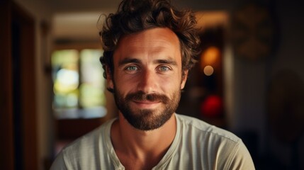 Obraz premium b'Portrait of a Bearded Man'