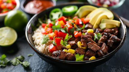 Fototapeta premium salad with vegetables