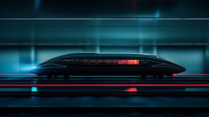 The future of transportation is here. The Hyperloop is a new type of train that can travel over 600 miles per hour.