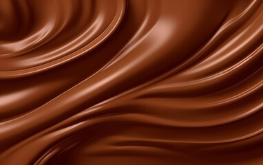 Silky Smooth Chocolate Waves Texture