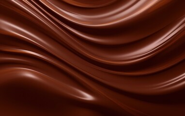 Abstract Chocolate Swirl Background