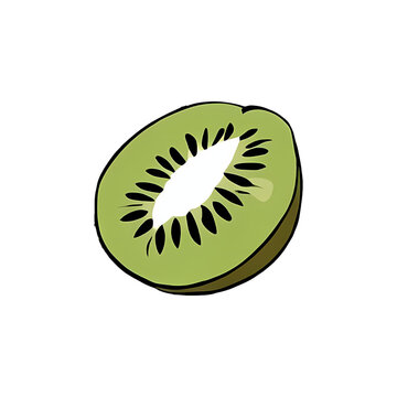 recommend clip art: Kiwi Hand Drawn Cartoon Style Illustration