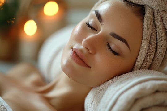 A warm and inviting image capturing the essence of comfort with soft blankets and the glow of candle light