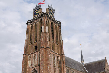 Die Stadt Dordrecht in den Niederlande