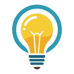 Light Bulb Renewable Energy Logo  |  Renewable Energy Logo