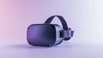 Device Virtual reality glasses technology isolated on white background. Headware future technology.