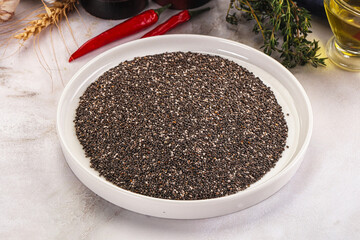 Vegan cuisine - Chia seeds for cooking