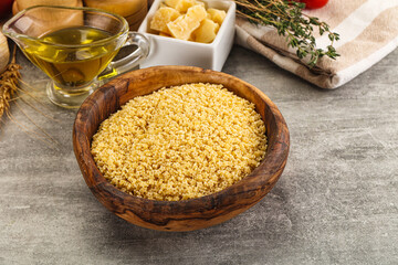 Italian cuisine - dry stelline pasta