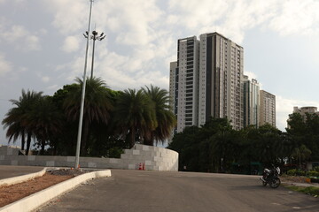 Urban growth in Hyderabad of Telangana in India. Photo: September 24, 2023