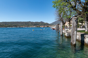 Salò, Brescia, a city of the Garda Lake, Italy