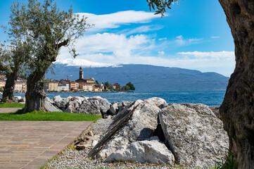 Salò, Brescia, a city of the Garda Lake, Italy