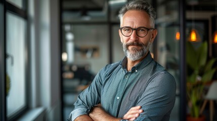 Portrait of Confident Mature Man