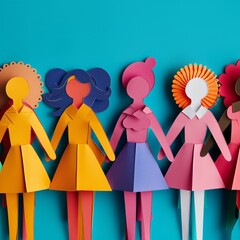 Embrace the vibrant tapestry of diversity in the workplace with this colorful paper cut-out illustration. Celebrating inclusivity on World Diversity Day