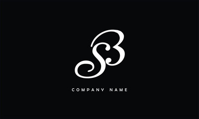 SB, BS, S, B Abstract Letters Logo Monogram
