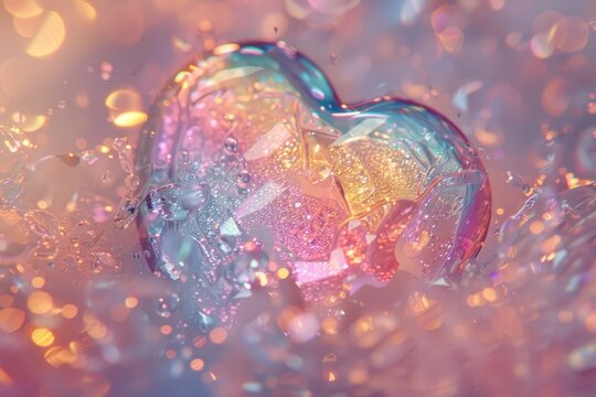Heart human photo backgrounds glitter abstract.