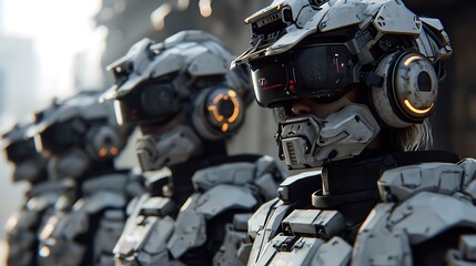 Fototapeta premium Futuristic Innovation Summit: Where Technology Visionaries Converge to Shape Tomorrow's World