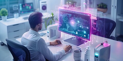 Vigilant Sensor Deployment Monitoring Office Environment with Advanced Data Analytics and Automation Technology