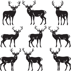 set of deer 