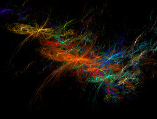 Imaginatory fractal abstract background Image