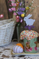 easter decoration with eggs