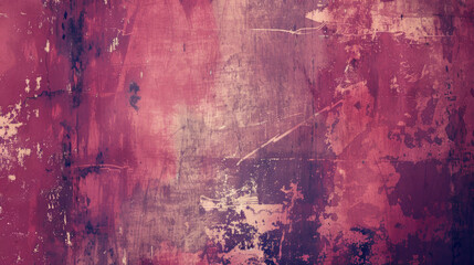 Grungy red and burgundy background with scratches and distressed texture